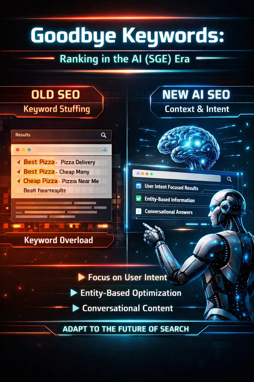 Goodbye Keywords: Ranking in the AI (SGE) Era